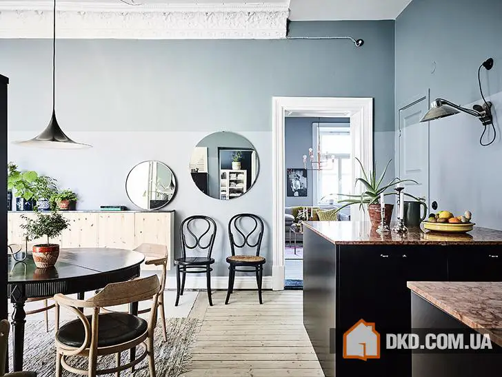 Відважні кольорові рішення в квартирі в Швеції - Gallery image 9