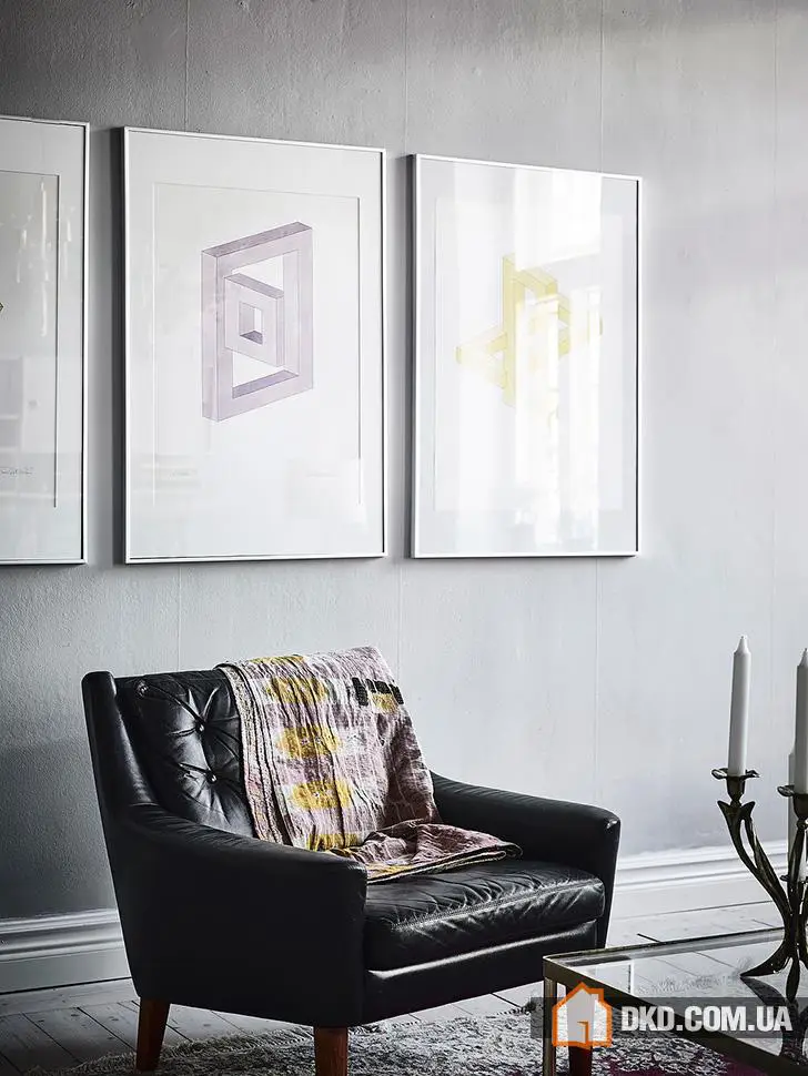 Відважні кольорові рішення в квартирі в Швеції - Gallery image 1