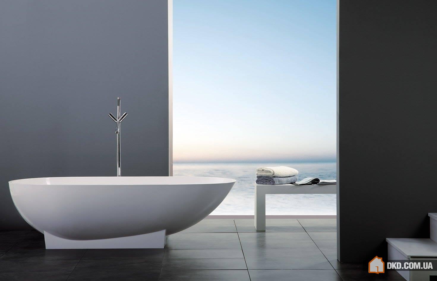 Роскошная простота - минимализм в ванной